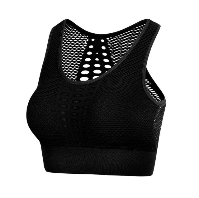 Vrouwen Sportbeha Sexy Brathable Mesh Sporttop