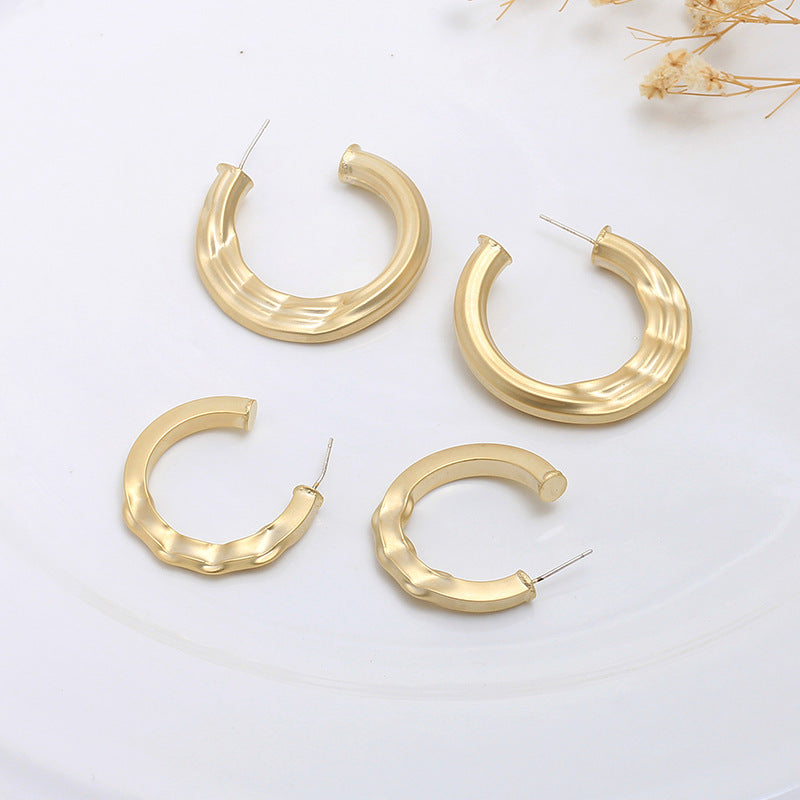 Fashion Office Lady Style Euros MAYSU Ring Earrings Women