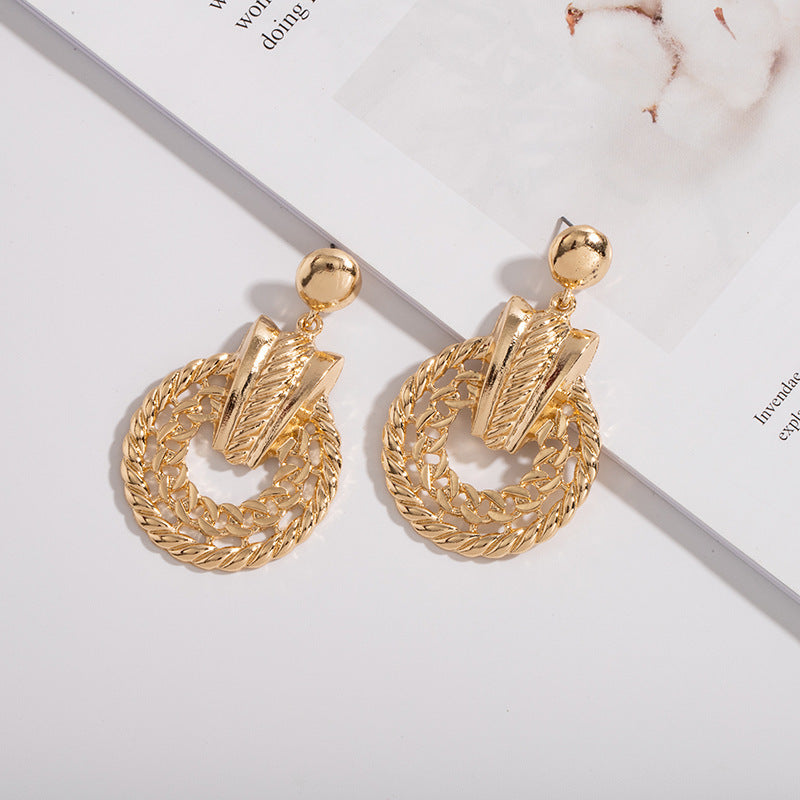 Trending Creative European And American Earrings Geometry