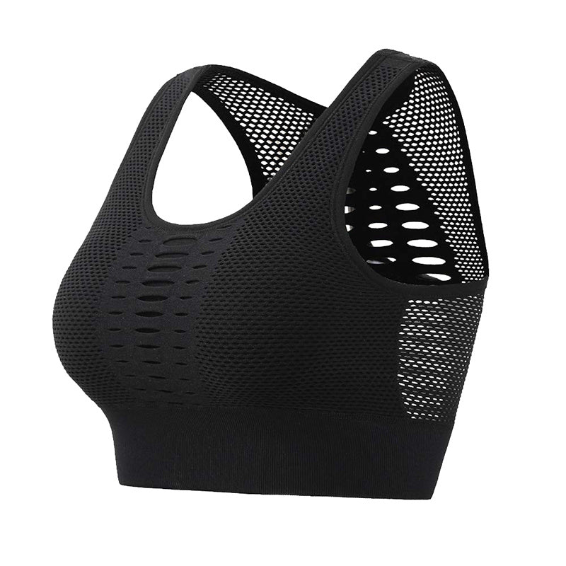 Vrouwen Sportbeha Sexy Brathable Mesh Sporttop