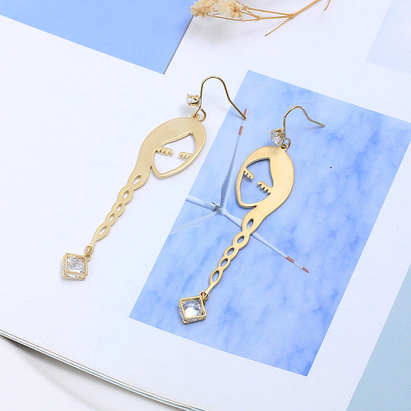 Fashion Office Lady Style Euros MAYSU Ring Earrings Women