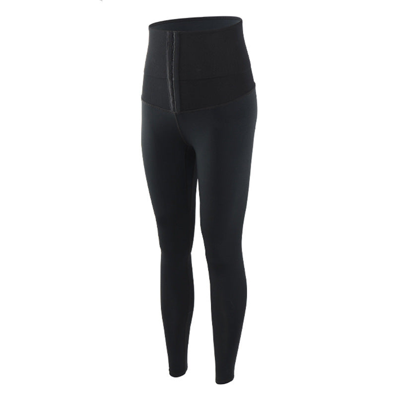 Nieuwe yogabroeken voor dames, leggings plus fluwelen gevoerde taille, taille en heupen