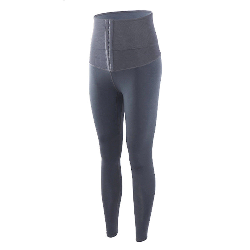 Nieuwe yogabroeken voor dames, leggings plus fluwelen gevoerde taille, taille en heupen