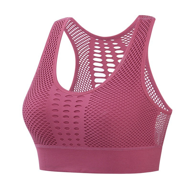 Vrouwen Sportbeha Sexy Brathable Mesh Sporttop