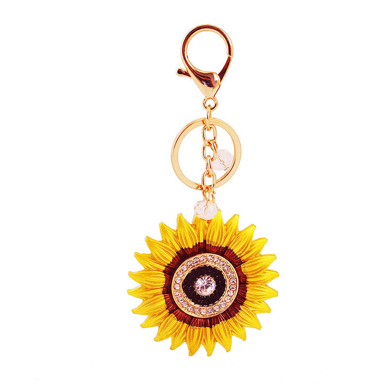 Sunflower Plant Key Chain Accessories