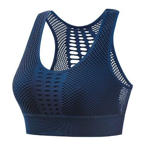 Vrouwen Sportbeha Sexy Brathable Mesh Sporttop