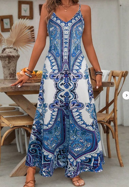 Allover Print Cami Dress