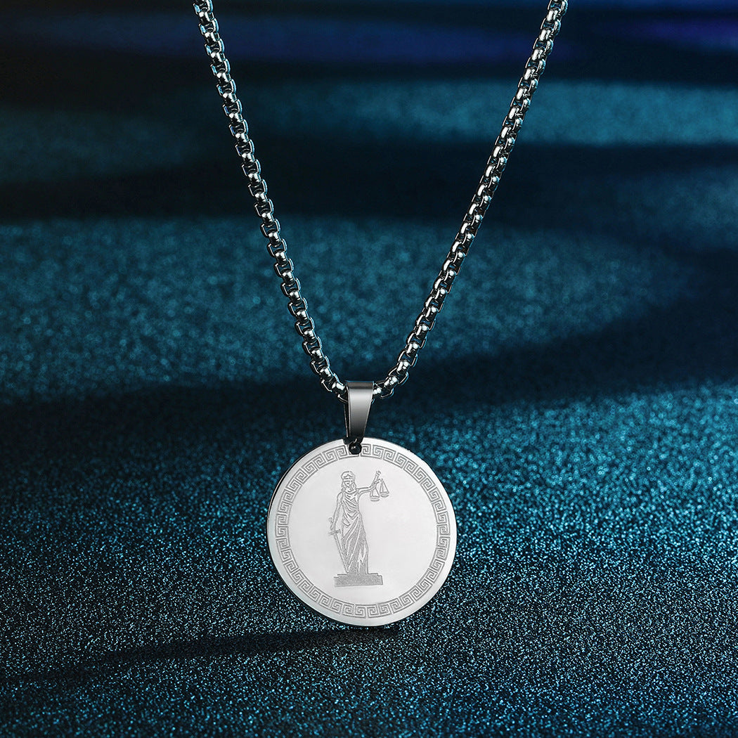 Pendant Personality Simple Stainless Steel Necklace