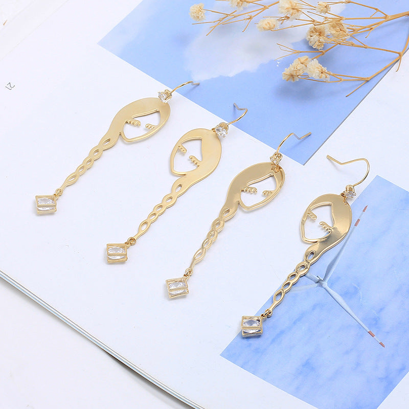 Fashion Office Lady Style Euros MAYSU Ring Earrings Women