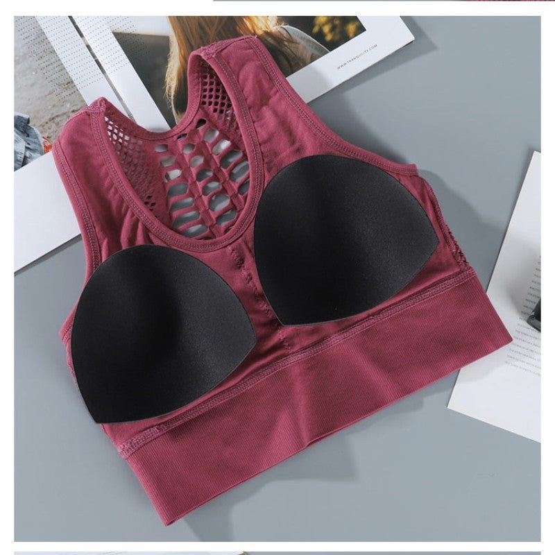 Vrouwen Sportbeha Sexy Brathable Mesh Sporttop