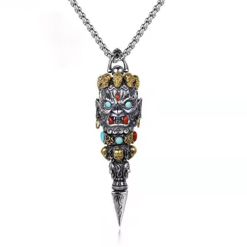 Domineering Personalized Ethnic Style Distressed Pendant Pendant