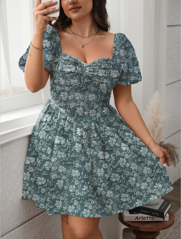Vrouwen Franse Stijl Puffy Korte Witte Rok