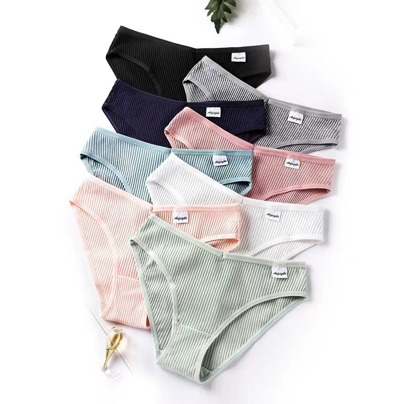 Dames katoenen ondergoed met middelhoge taille Traceless