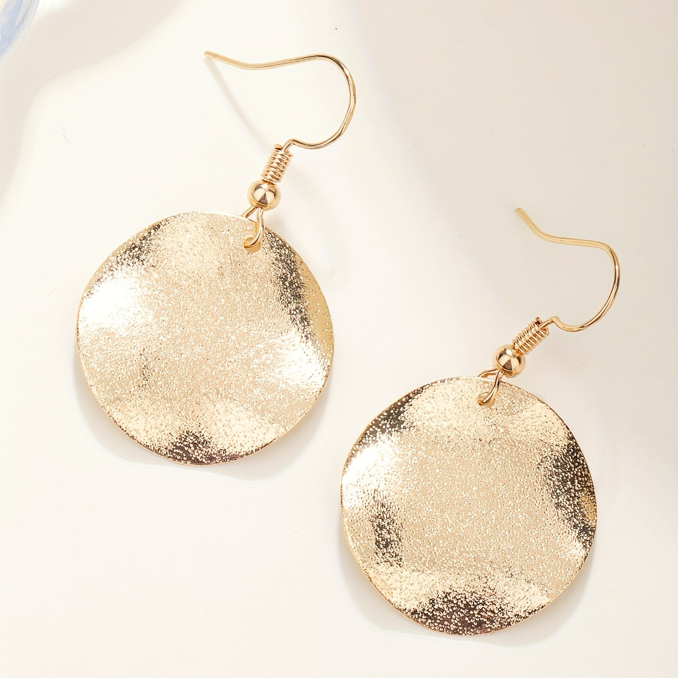 Women's Jewelry Shaped Coin Circle Earrings Simple Fashion Women's Earrings