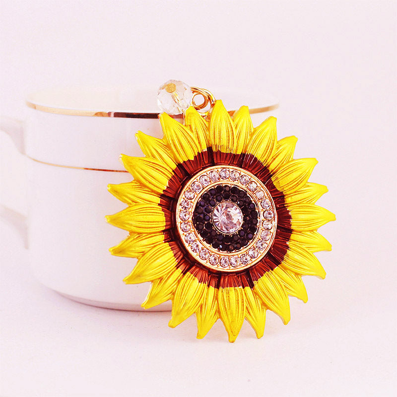Sunflower Plant Key Chain Accessories