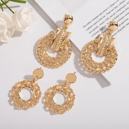 Trending Creative European And American Earrings Geometry