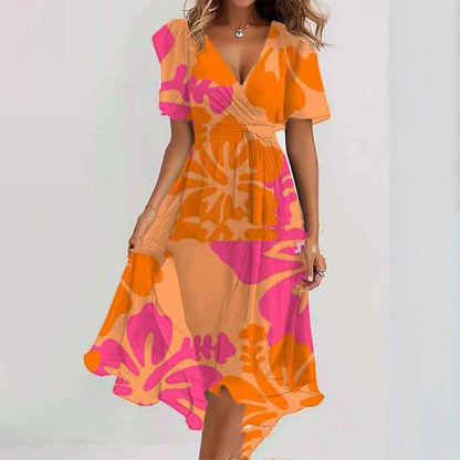Printed Temperament Commute Dress