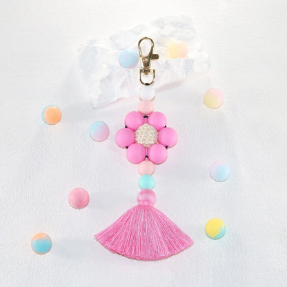Creative Silicone Tassel Key Chain