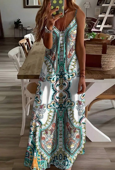 Allover Print Cami Dress