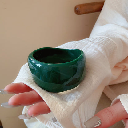 Irregular Blooming Wide Face Bracelet