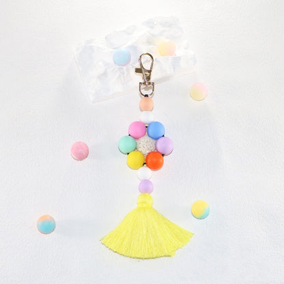 Creative Silicone Tassel Key Chain