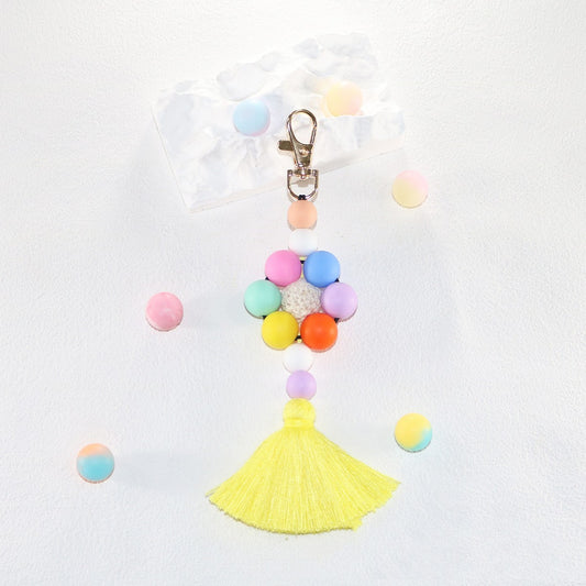 Creative Silicone Tassel Key Chain