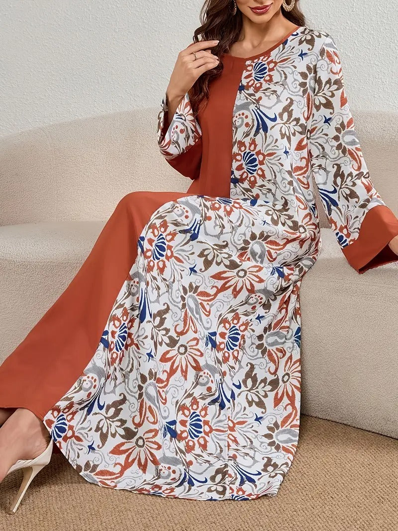 Lange rok met print voor dames - Polyestervezel, machinewasbaar, ondoorzichtig