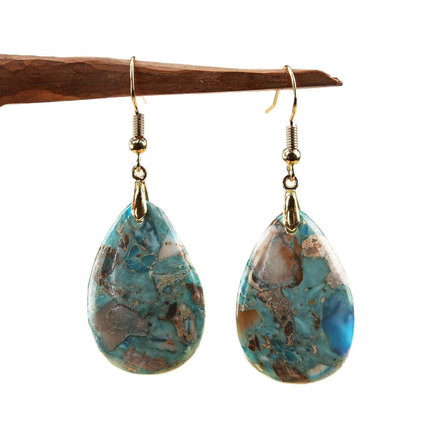 Women's Natural Stone Simple Earrings