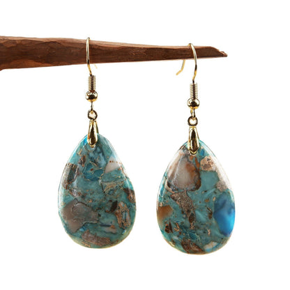 Women's Natural Stone Simple Earrings