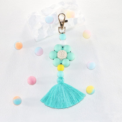 Creative Silicone Tassel Key Chain