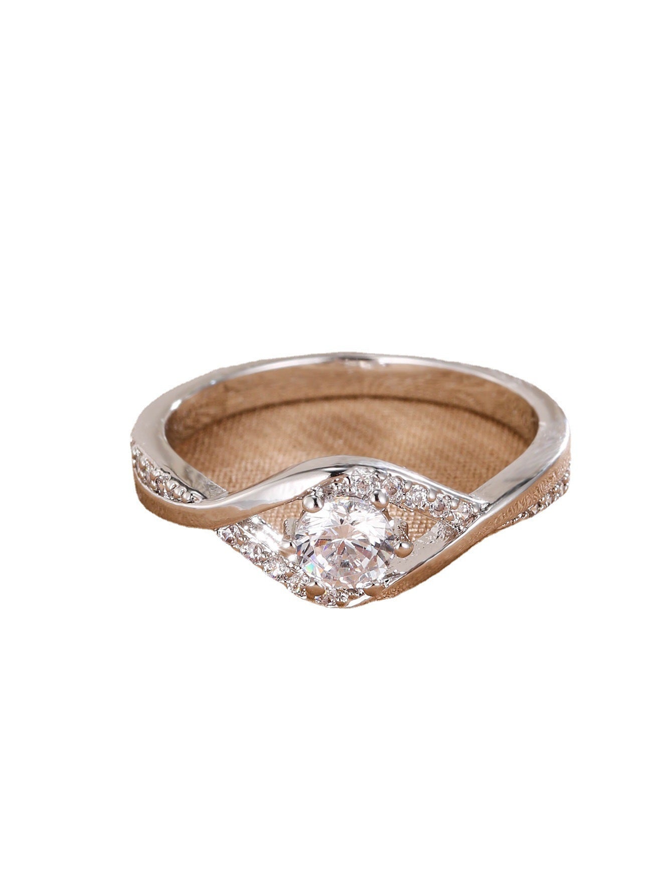 Snow Snowflake Micro Setting Ring
