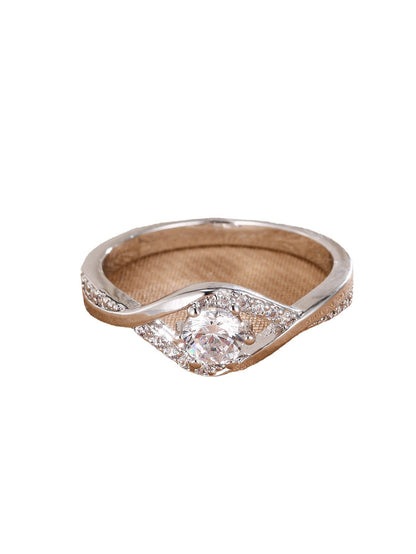 Snow Snowflake Micro Setting Ring