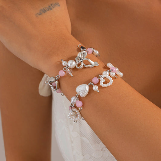 Love Heart Bow Tie Cute Jewelry Design