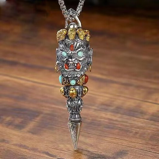 Domineering Personalized Ethnic Style Distressed Pendant Pendant