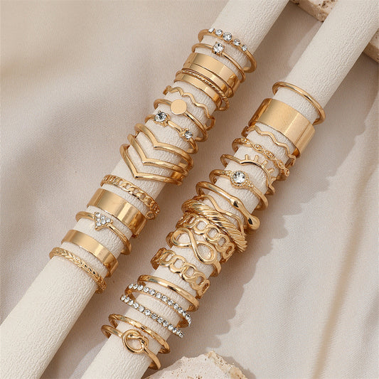 Fashion Personality Mixed Pearl Ring For Women