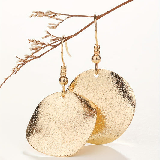 Women's Jewelry Shaped Coin Circle Earrings Simple Fashion Women's Earrings
