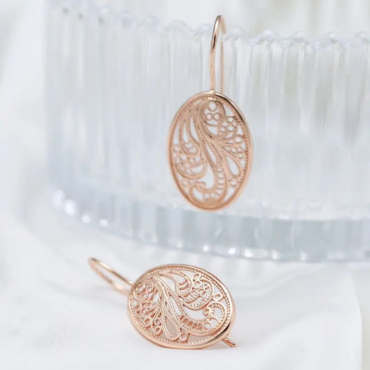 Geometric Retro Hollow Delicate Earrings