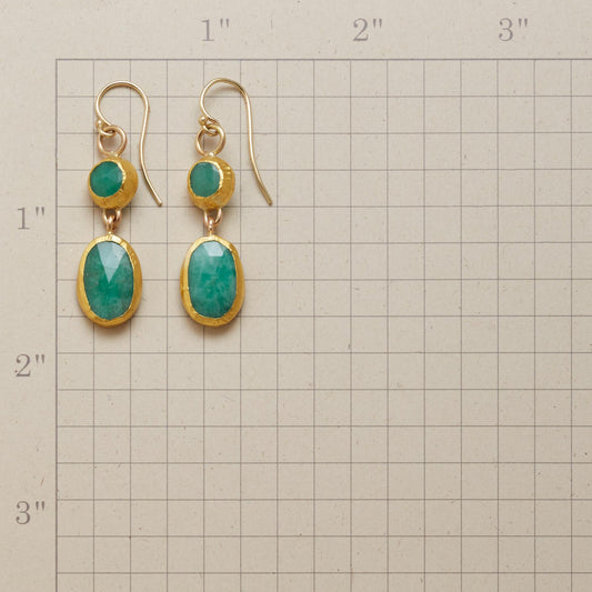Sapphire Crystal Refined Long Earrings Women