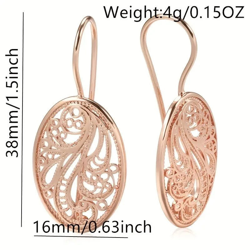 Geometric Retro Hollow Delicate Earrings