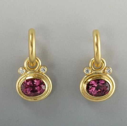 Retro Simple And Exaggerated Oval Women's Earrings