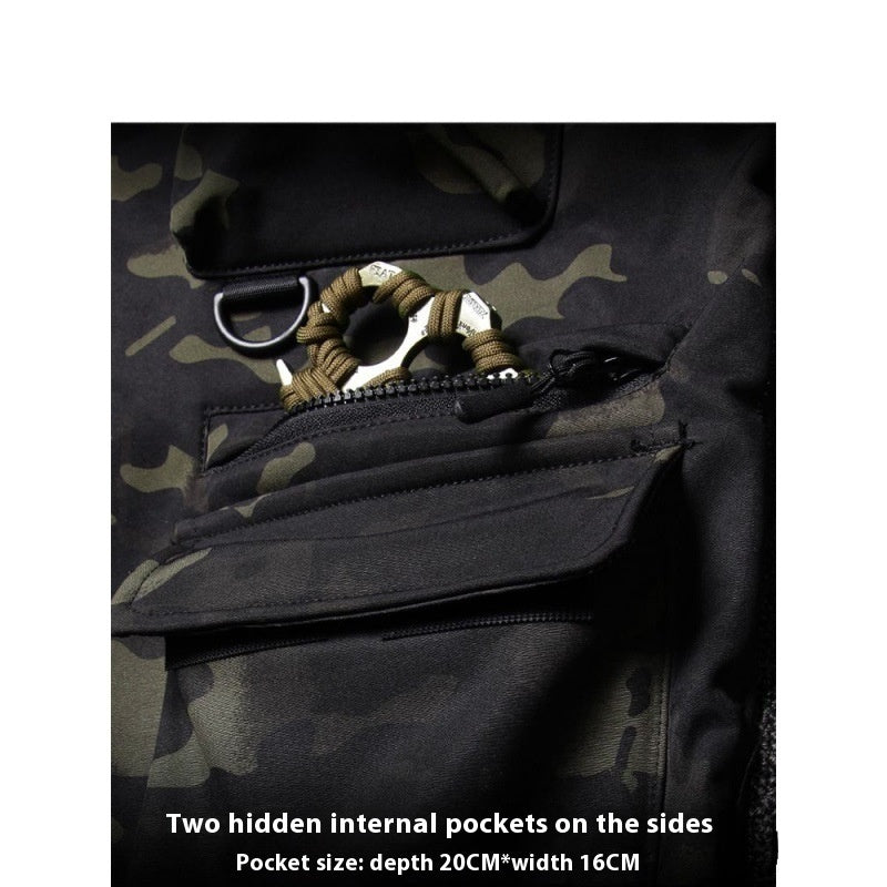Jas Heren Winter Fleece-gevoerd Verdikt Camouflage Top Kleding Pak