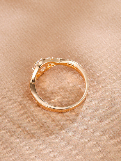 Snow Snowflake Micro Setting Ring