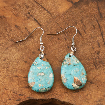Women's Natural Stone Simple Earrings