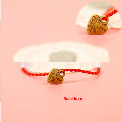 Red Rope Bracelet Small Jewelry