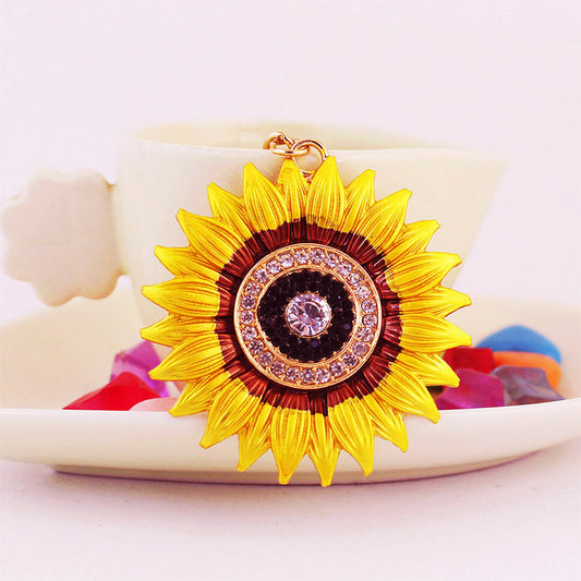 Sunflower Plant Key Chain Accessories
