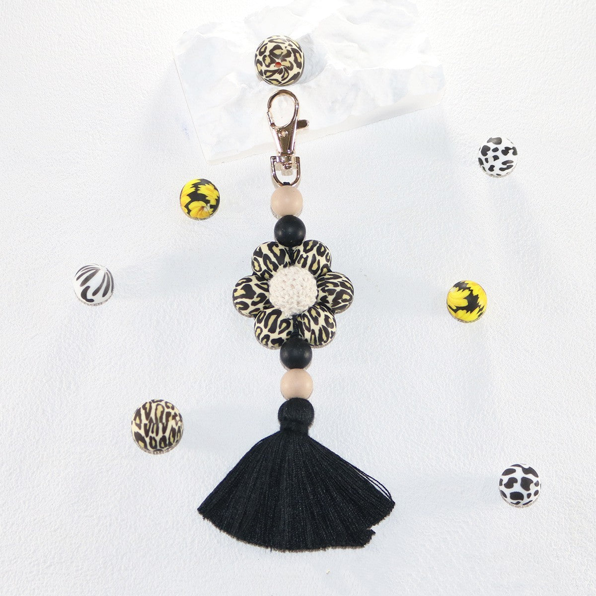 Creative Silicone Tassel Key Chain