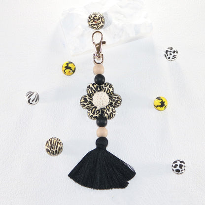 Creative Silicone Tassel Key Chain