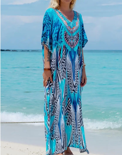 Women's Printed Plus Size Dress