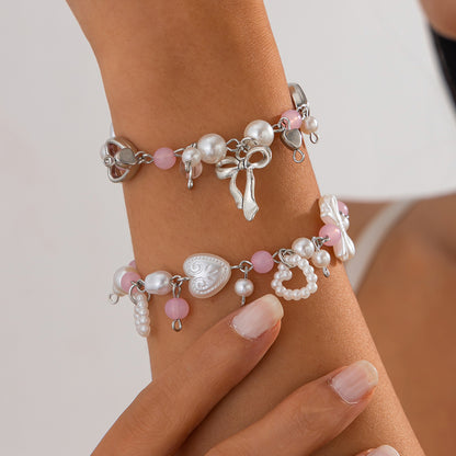 Love Heart Bow Tie Cute Jewelry Design
